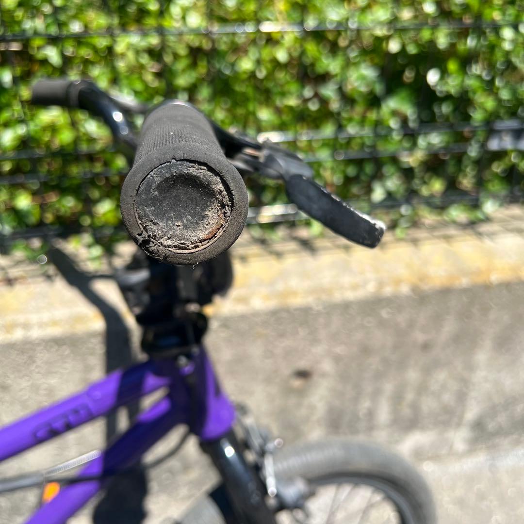 BMX【16インチ】ARESBIKES アーレスバイク　フラットランド　パープル