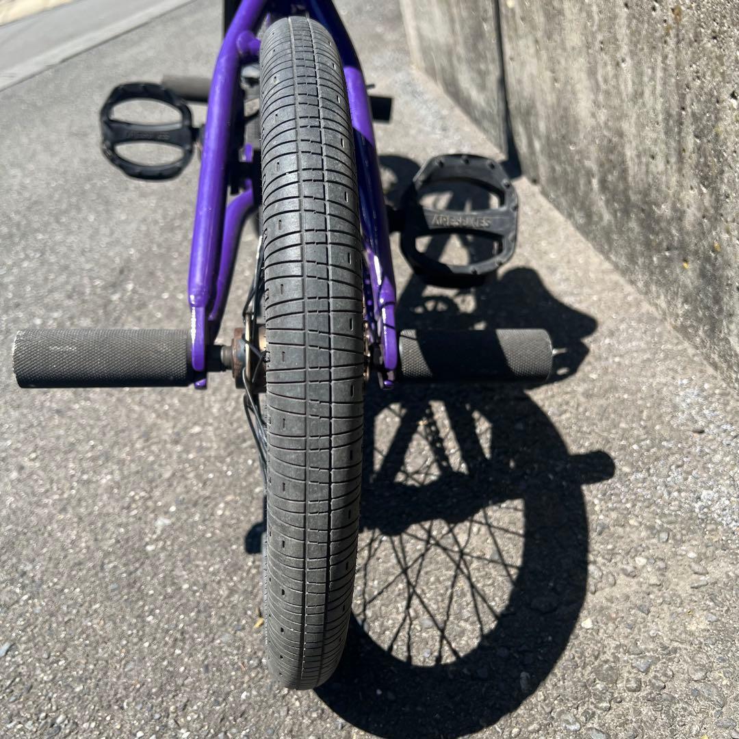BMX【16インチ】ARESBIKES アーレスバイク　フラットランド　パープル