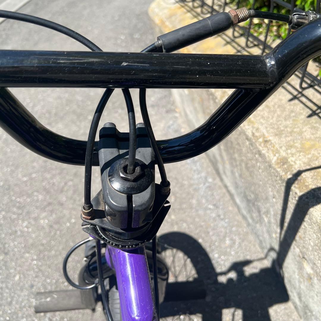 BMX【16インチ】ARESBIKES アーレスバイク　フラットランド　パープル