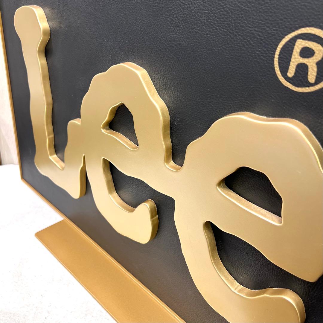 Lee 立体サインボード 黒/金 非売品 レア 看板 サイン