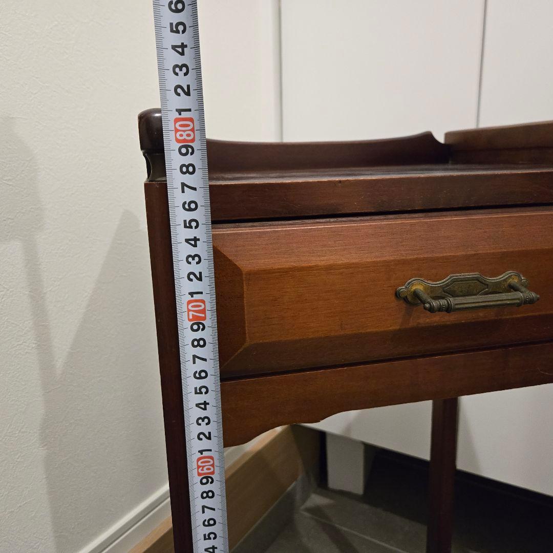 レトロ コイズミの木製コンソールテーブル