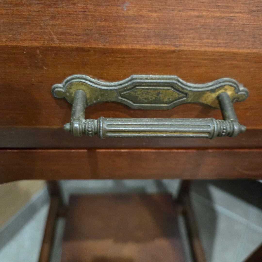 レトロ コイズミの木製コンソールテーブル