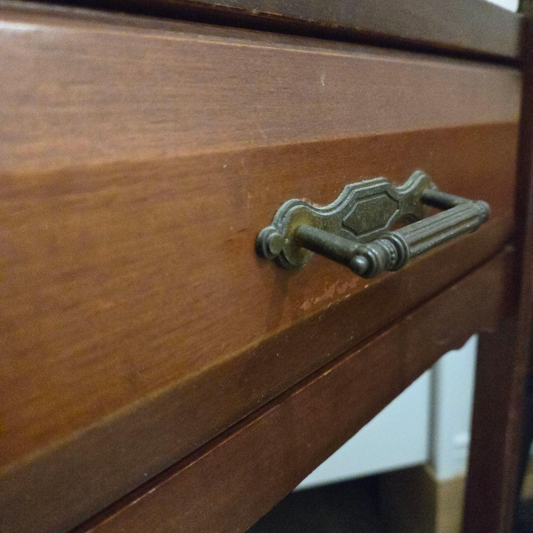 レトロ コイズミの木製コンソールテーブル