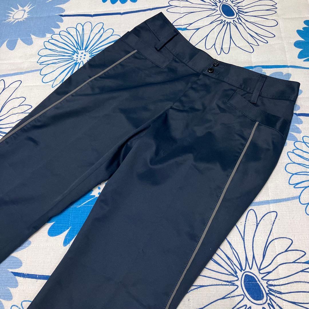 【希少】JUN&ROPE ハート　ロゴ　刺繍　サイドライン　フレア　パンツ