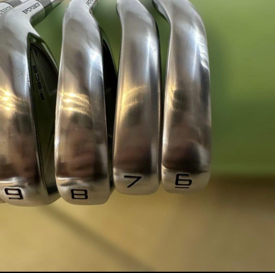 【アキ】テーラーメイド P8CB アイアンセット ZELOS8 S 6〜P