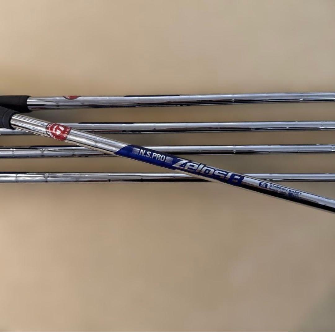 【アキ】テーラーメイド P8CB アイアンセット ZELOS8 S 6〜P