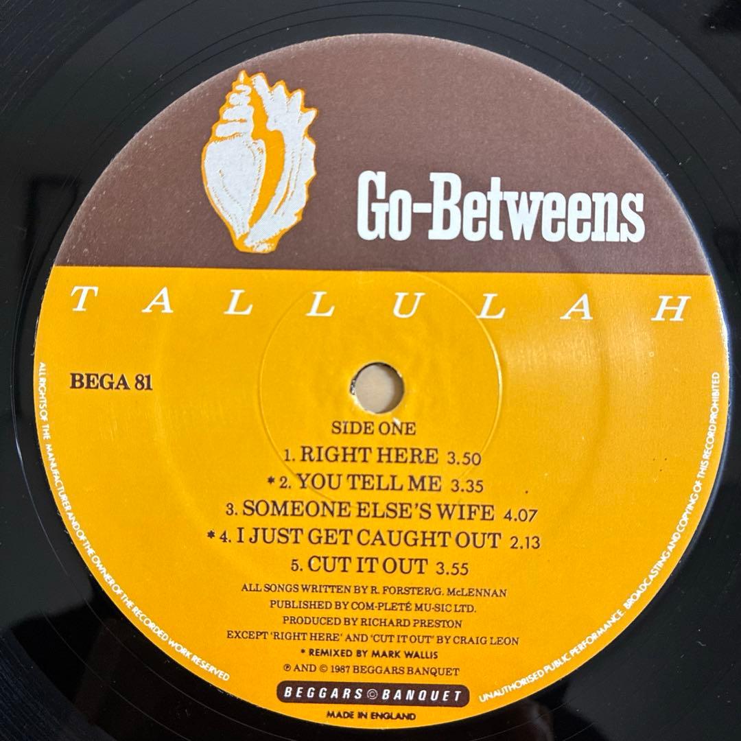 GO-BETWEENS/TALLULAH 輸入12inchレコード