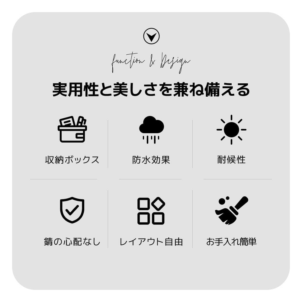 ガーデンファニチャー 4点 収納付き ガーデン クッション付き ラタン調 ソファ