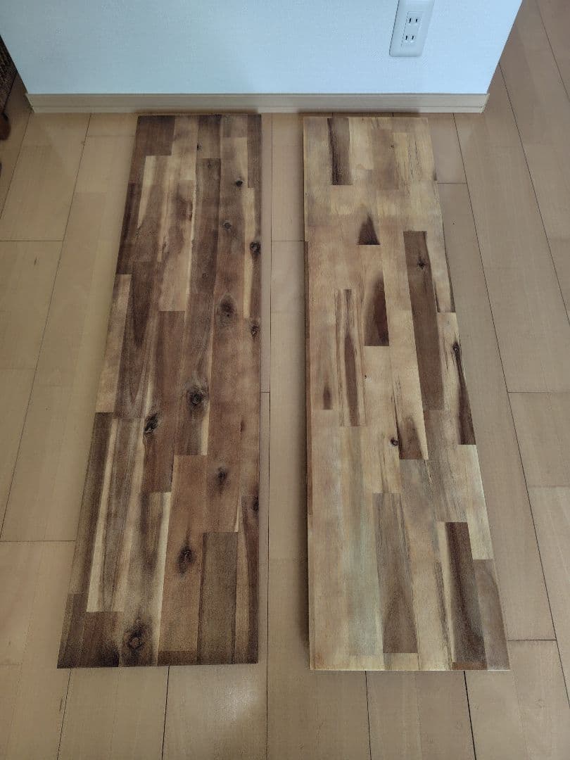 VISION PEAKS アカシアキッチンラック＋オプション棚板＋収納袋付