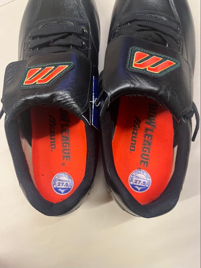 【コレクション整理】Mizuno 赤ビュー野球スパイク経年劣化あり27.5㎝