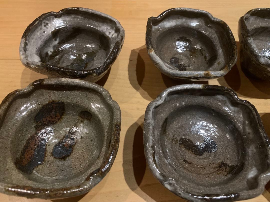 唐津焼 藤ノ木陽太郎 小鉢 7客セット（共箱・共布なし）