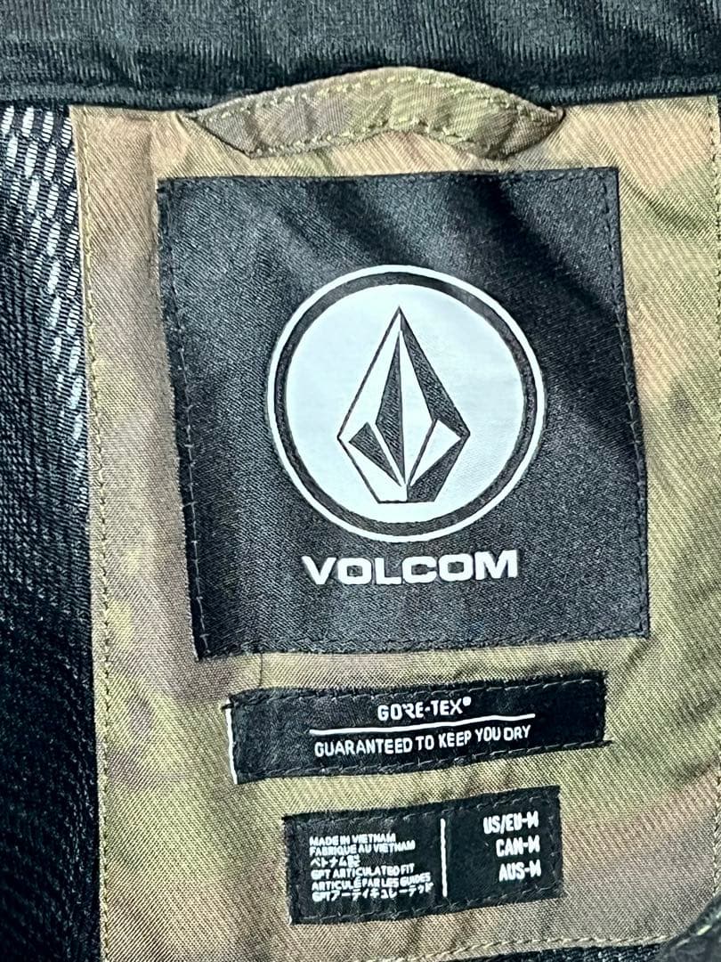 VOLCOM GORE-TEX 迷彩 スノーボードパンツ M