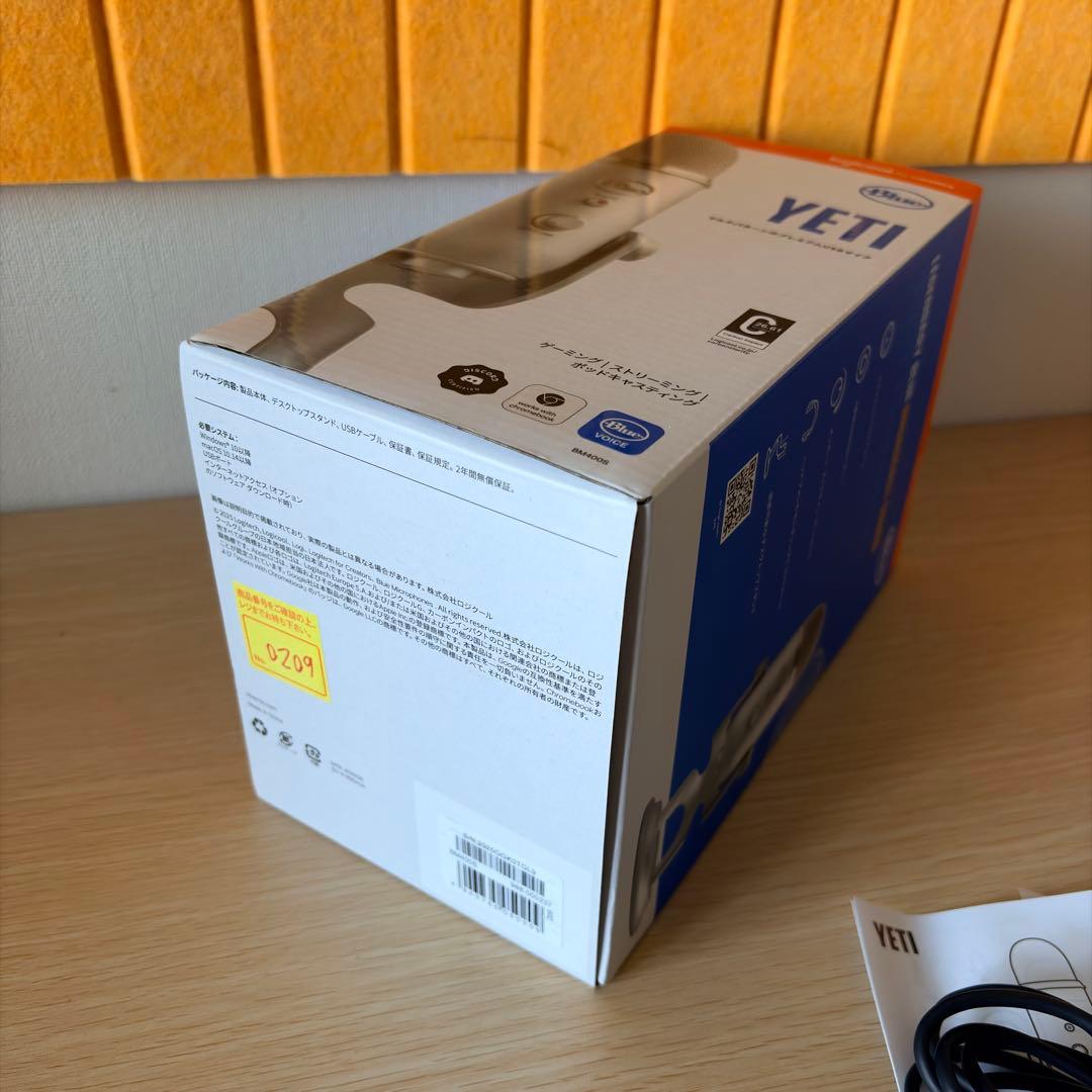 【美品】BlueYeti ブルーイエティコンデンサーマイク