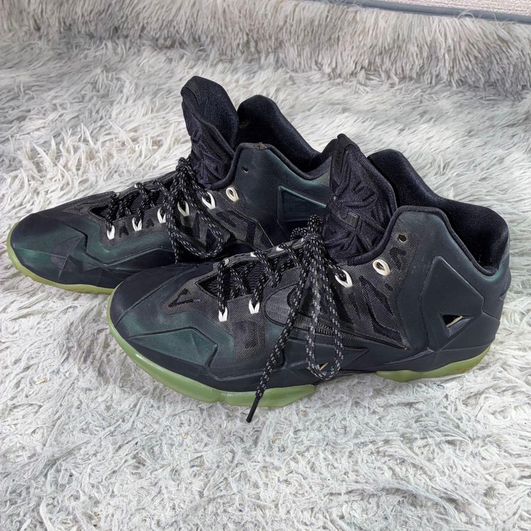 NIKE ナイキ レブロン11 lebron 11 ブラック×グリーン 28.5