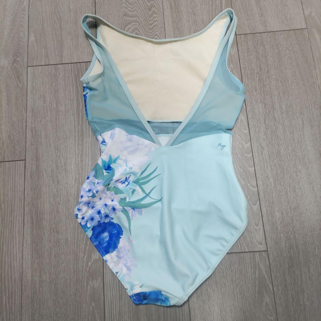 永久メイさん　花柄ノースリーブレオタード　Sサイズ