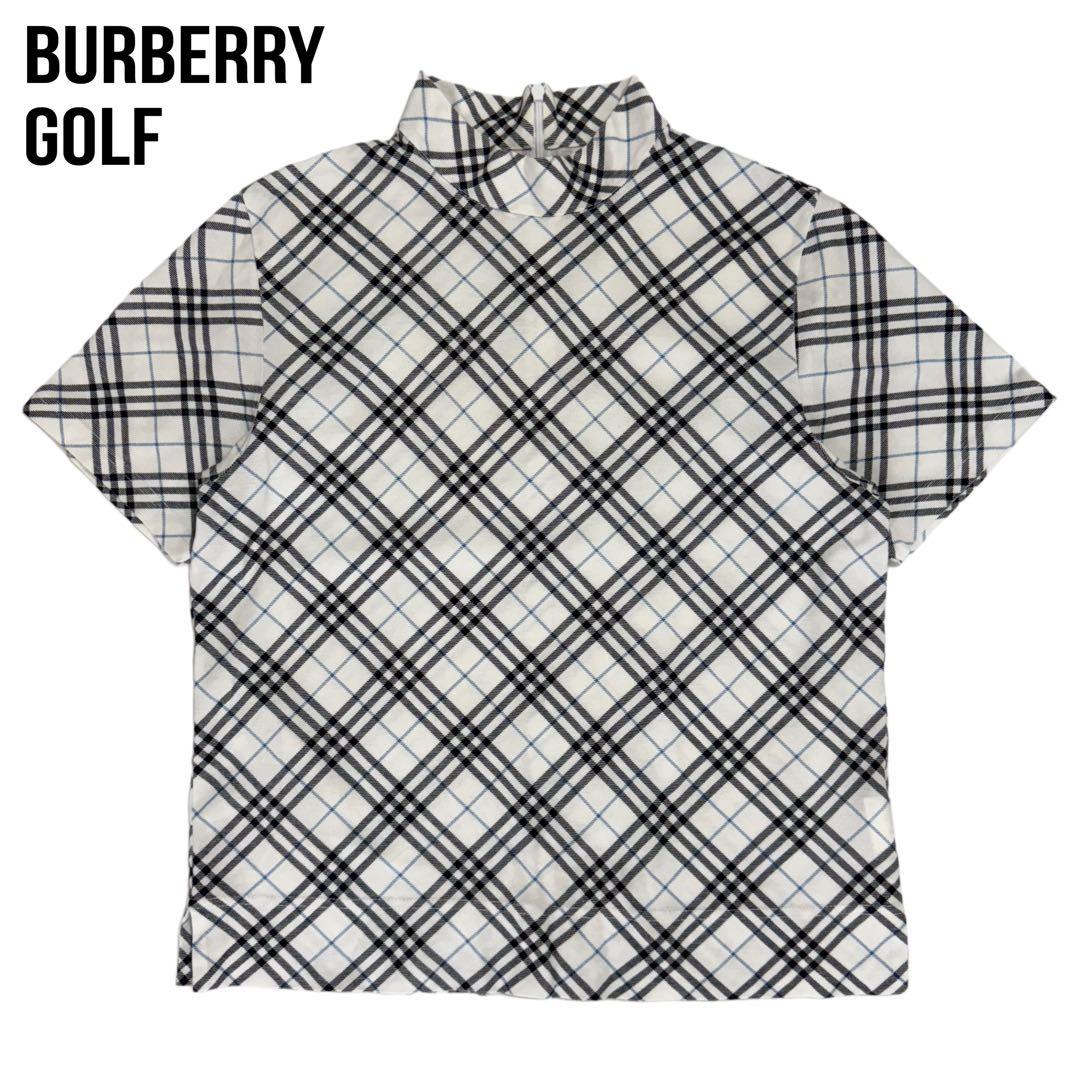 Burberry Golf バーバリーゴルフ　半袖　ネックシャツ　ノバチェック