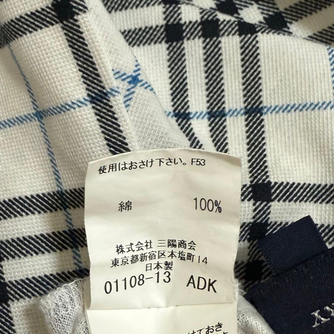 Burberry Golf バーバリーゴルフ　半袖　ネックシャツ　ノバチェック