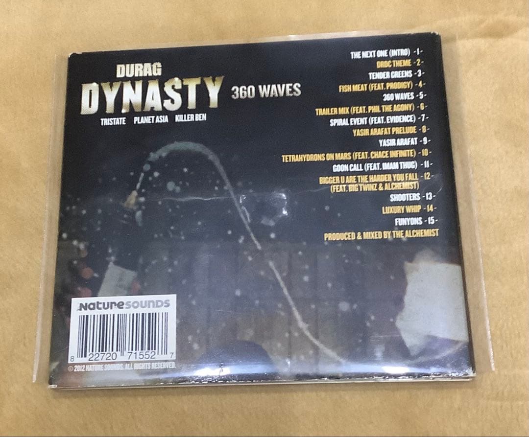 洋楽 Durag Dynasty 360 Waves CD The Alchemist