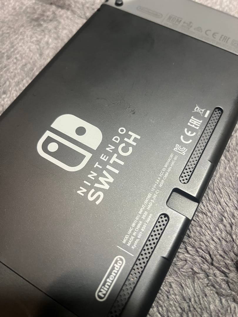 Nintendo Switch 本体 グレー ACアダプター、大人の脳トレ付き