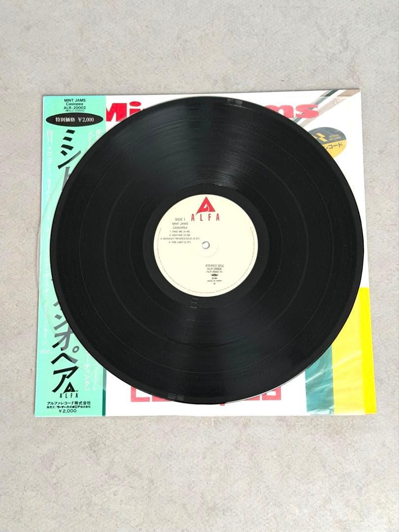★LP 帯付 ミントジャムス/カシオペア/ALR-20002★