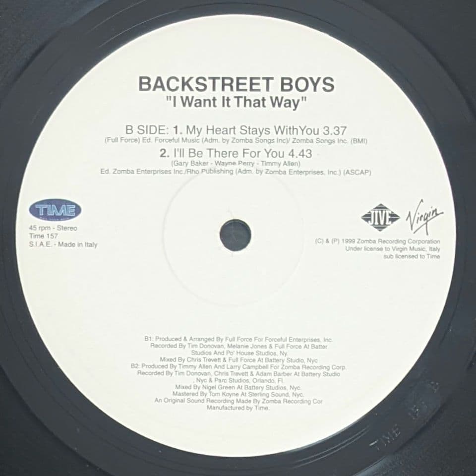 レア盤 Backstreet Boys I Want It That Way