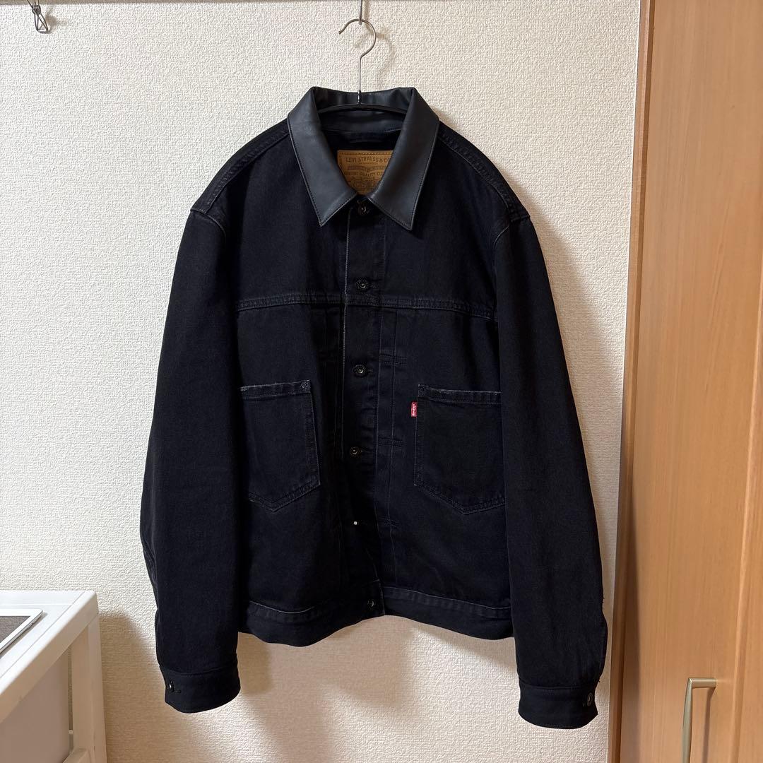 LEVI'S PREMIUM ブラックデニムジャケット M