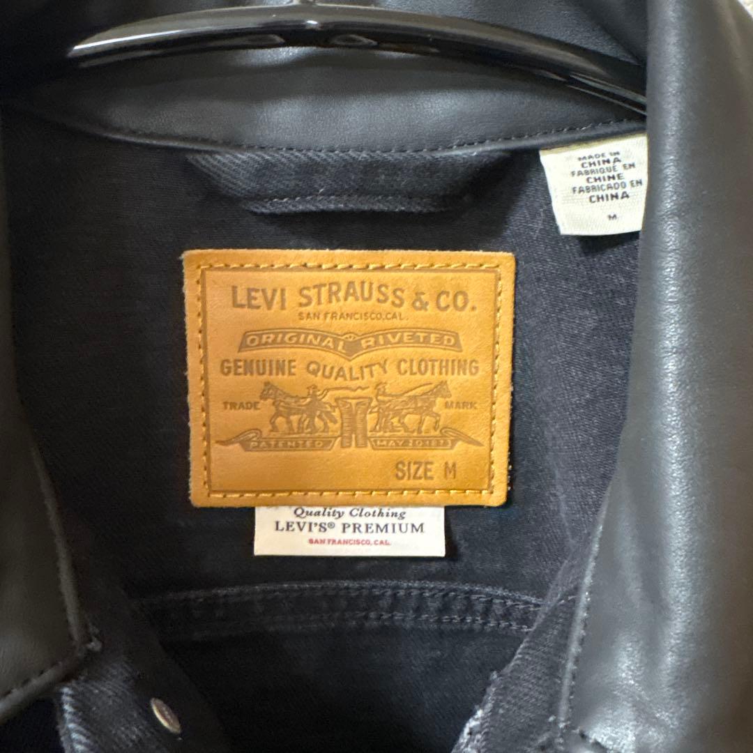 LEVI'S PREMIUM ブラックデニムジャケット M