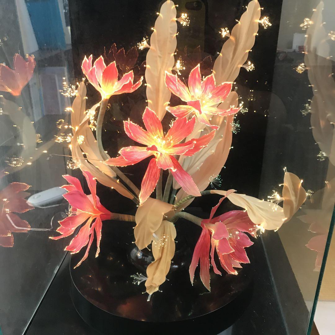 インテリア　幻想的な電飾で光るサボテン50000円→45000円お値下げ