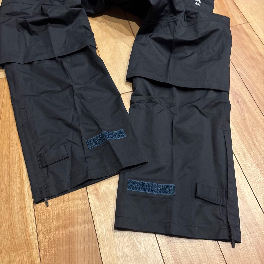 美品 マンシングウェア レインウェア 上下セット セットアップ L ゴルフ 黒