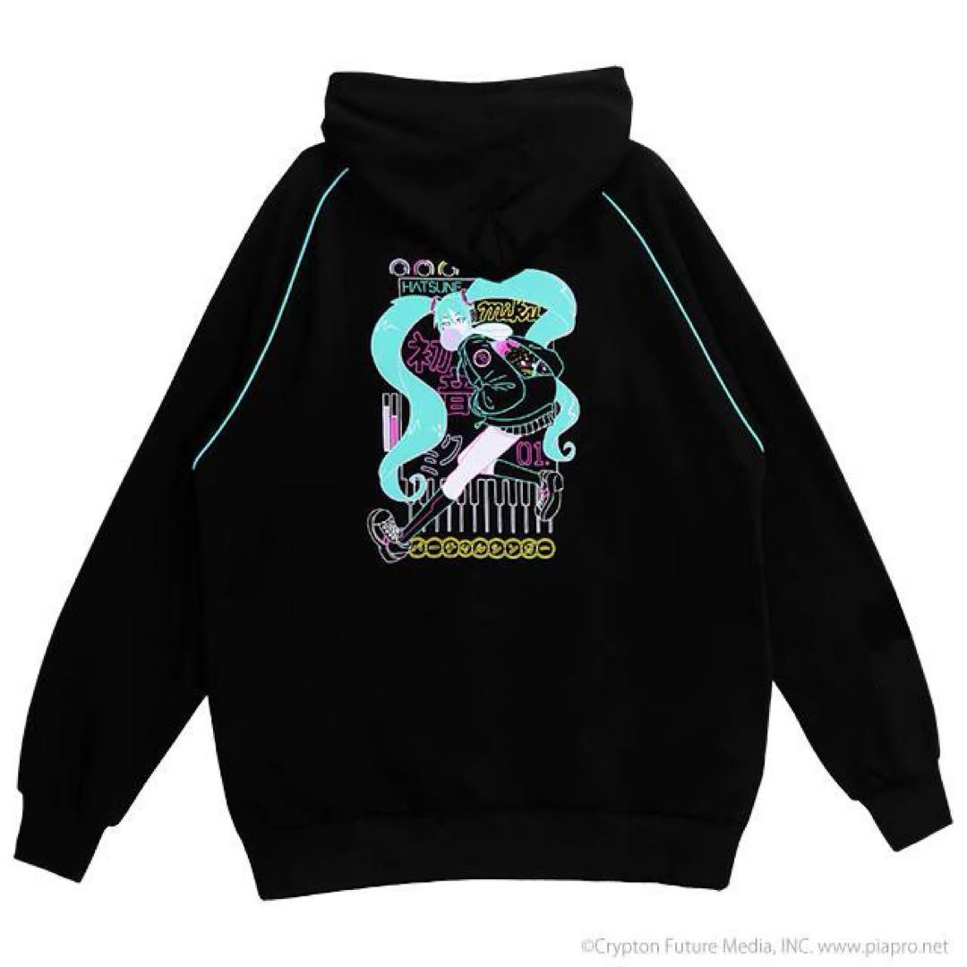 初音ミク リッスンフレーバー LISTEN FLAVOR ジップパーカー