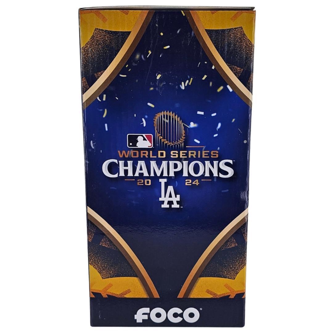 【2024体限定】山本由伸 ドジャース バブルヘッド 世界一トロフィー付き