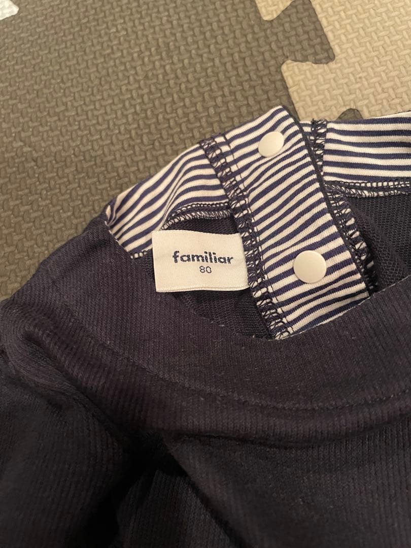 ファミリア ボート刺繍 Tシャツ レギンス マリン　セット　女の子　可愛い　半袖