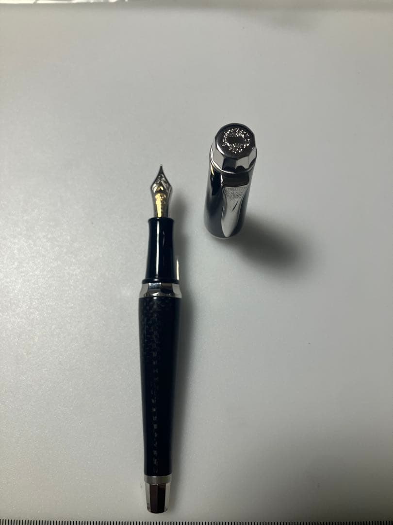 PLATINUM　プラチナ　90周年　25G　カーボン　M-nib