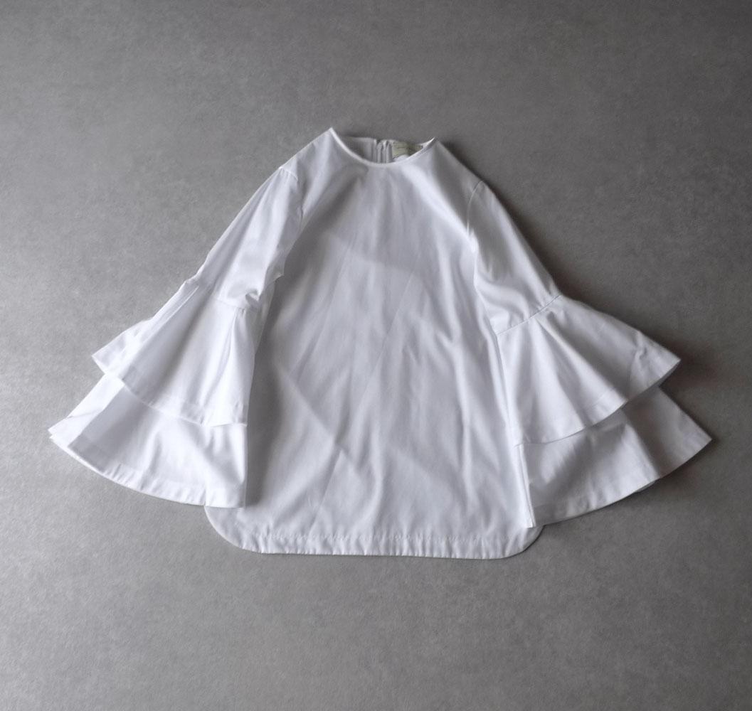 美品 ユナイテッドアローズ TOKYO 2万 フレアスリーブ ブラウス ホワイト