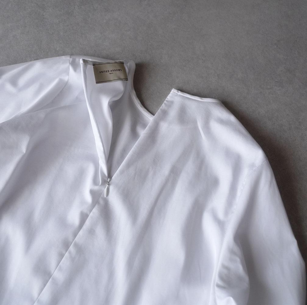 美品 ユナイテッドアローズ TOKYO 2万 フレアスリーブ ブラウス ホワイト