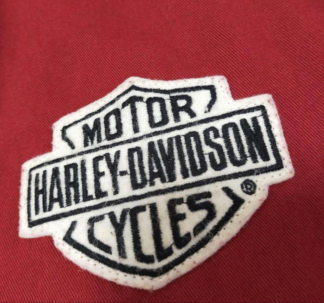 90S　HARLEY−DAVIDSON　短丈コットンブルゾン　スイングトップ