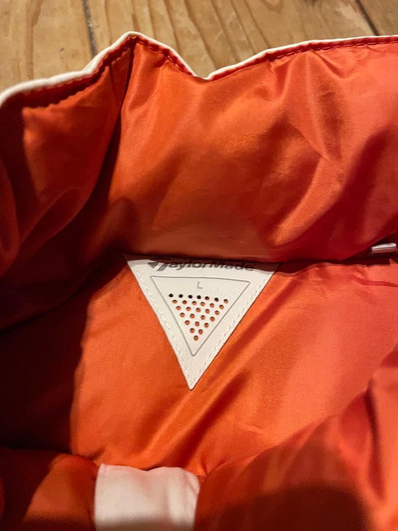 TaylorMade ゴルフジャケット ホワイト/オレンジ