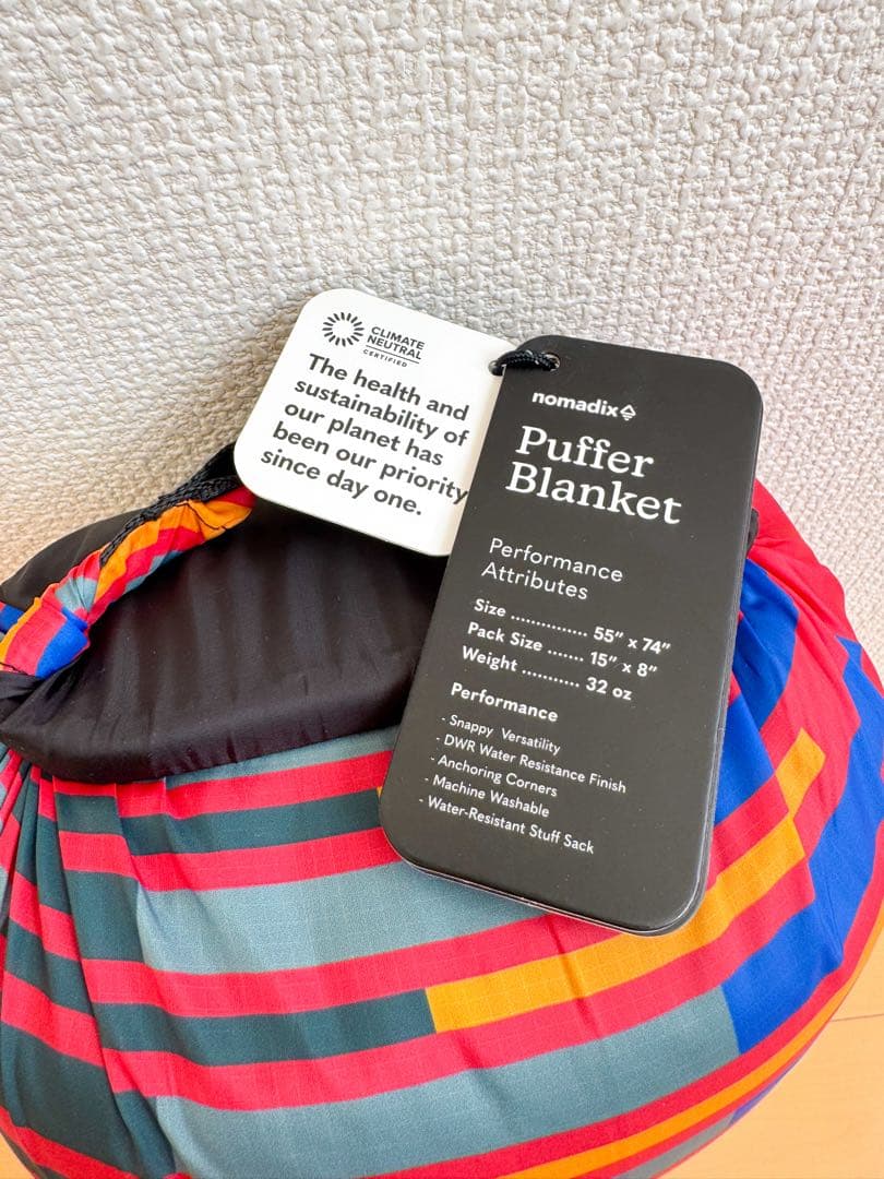【美品】Nomadix ノマディクス ブランケットPuffer Blankets