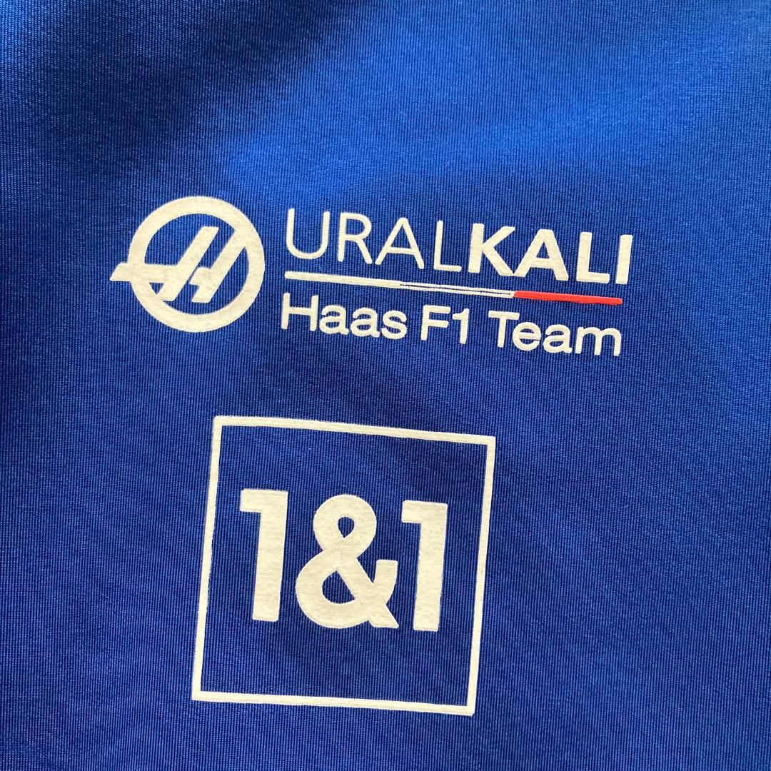 ハース　F1 チーム　スタッフ用　ハーフジップスウェット　厚手　チーム支給品￼
