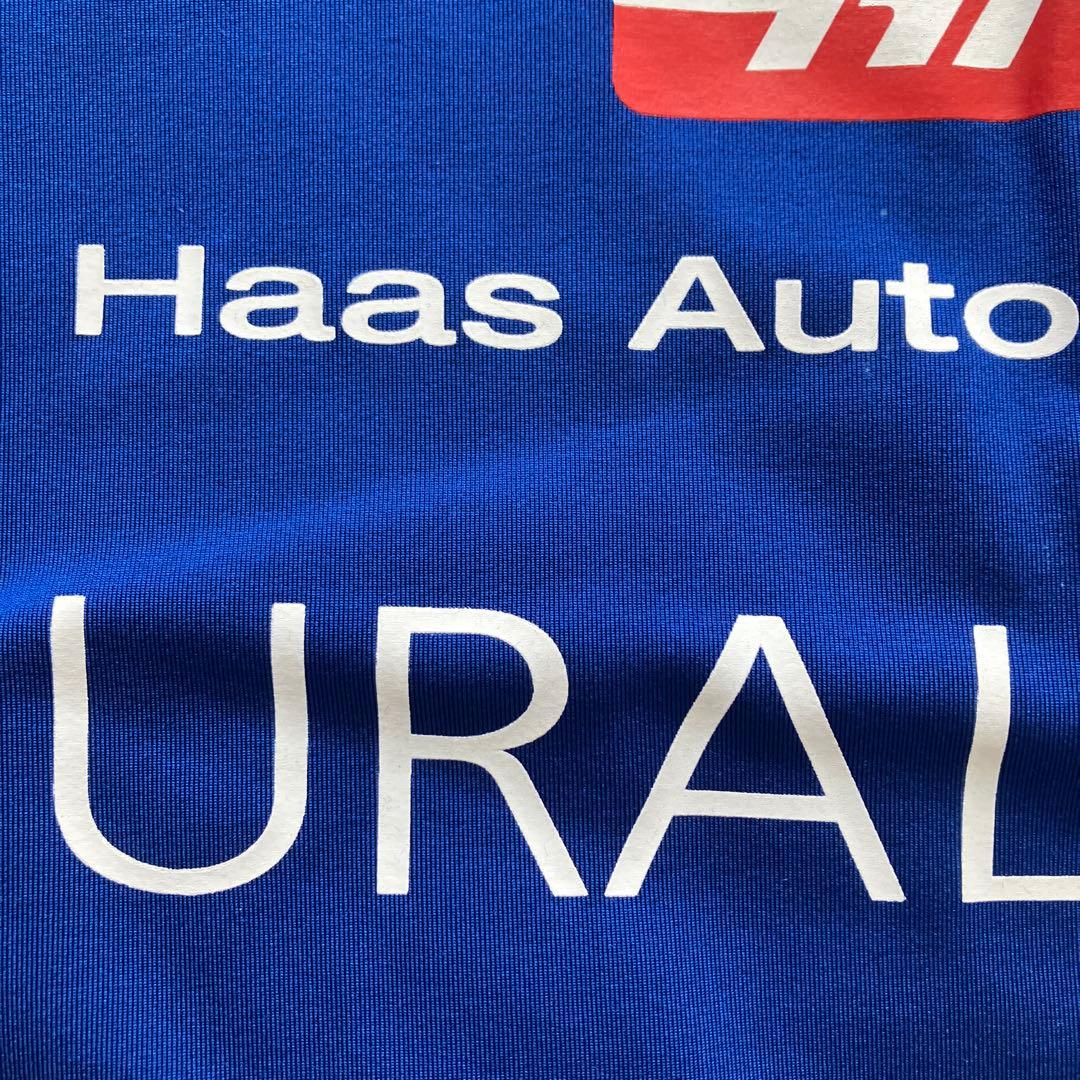 ハース　F1 チーム　スタッフ用　ハーフジップスウェット　厚手　チーム支給品￼