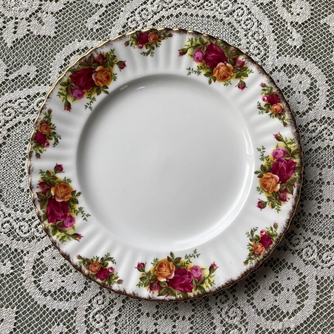 ロイヤルアルバート　オールドカントリーローズ　27㎝プレート　5枚セット