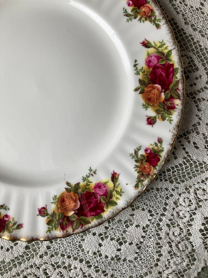 ロイヤルアルバート　オールドカントリーローズ　27㎝プレート　5枚セット