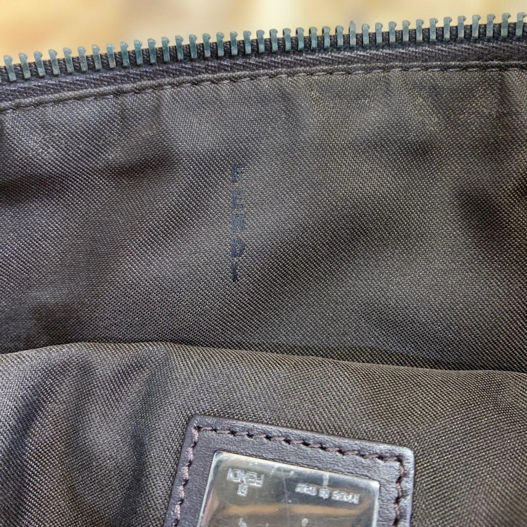 FENDI フェンディ ズッカショルダー ポーチ ブラウン 系 ヴィンテージ