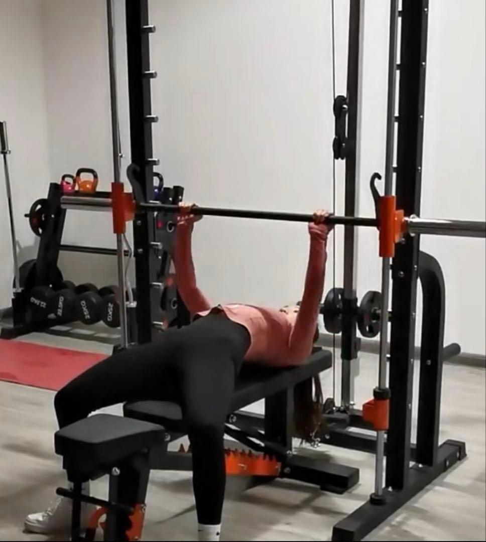 値下げ、スミスマシンパワーラック、ホームジム、筋トレ、SMS、スミスマシン