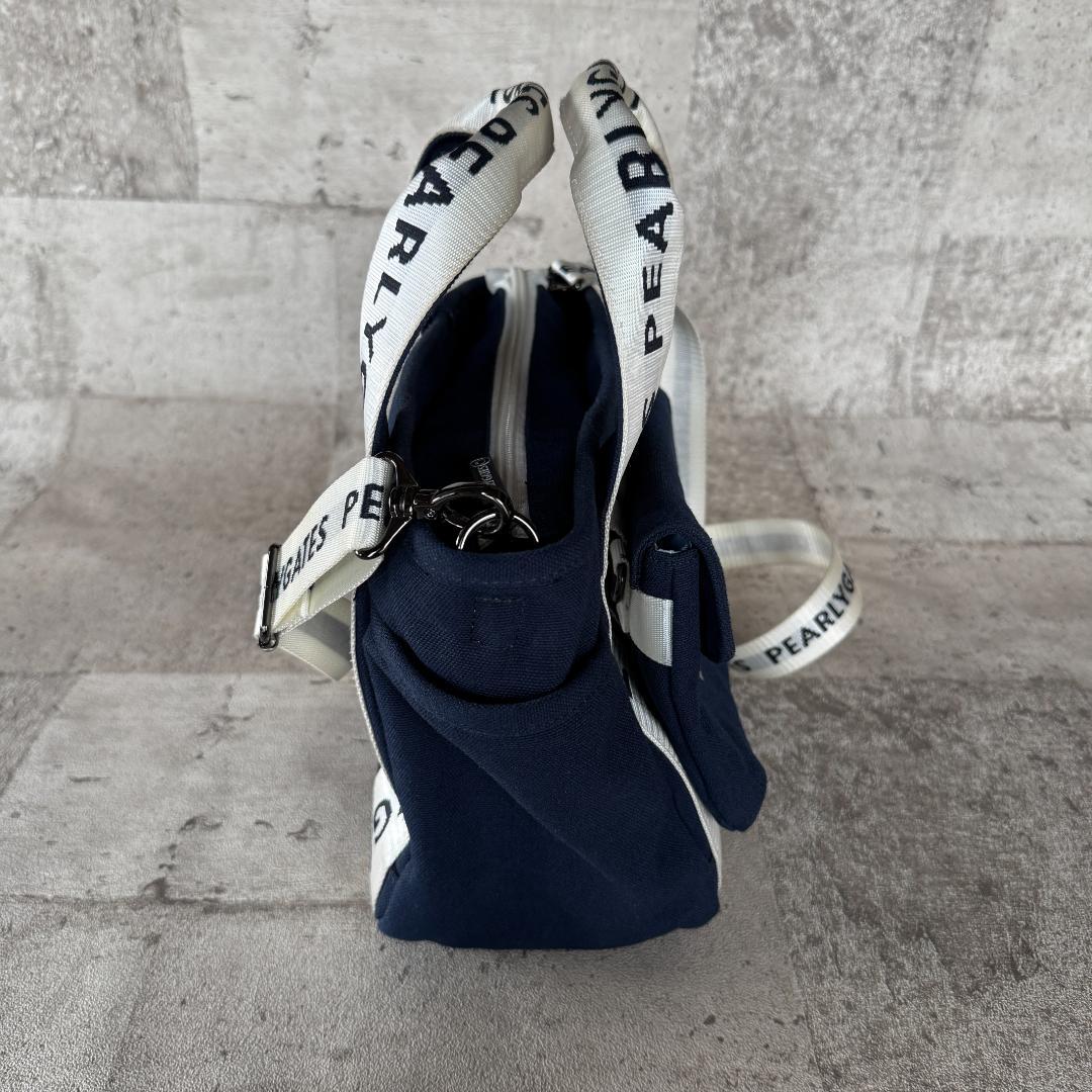 【中古】PEARLY GATES パーリーゲイツ カートバッグ ネイビー