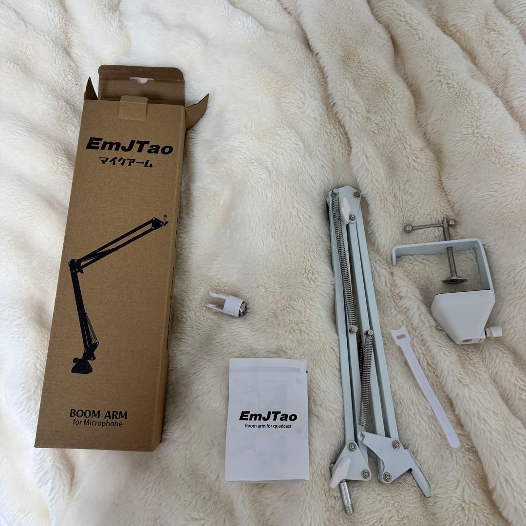 HyperX QuadCast S ホワイト マイクスタンド付き