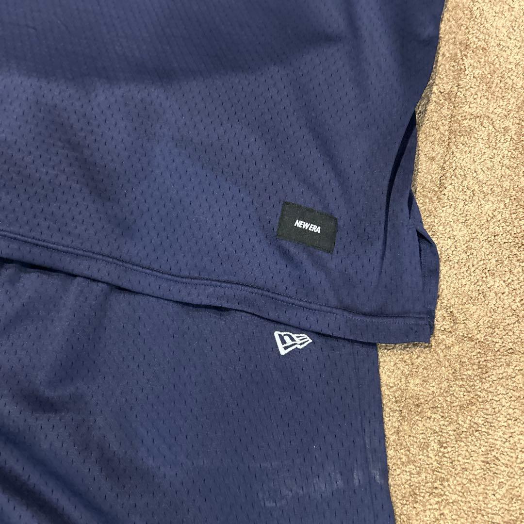 ニューエラ　タンクトップ&ハーフパンツ　セットアップ　バスケ　ネイビー　XL