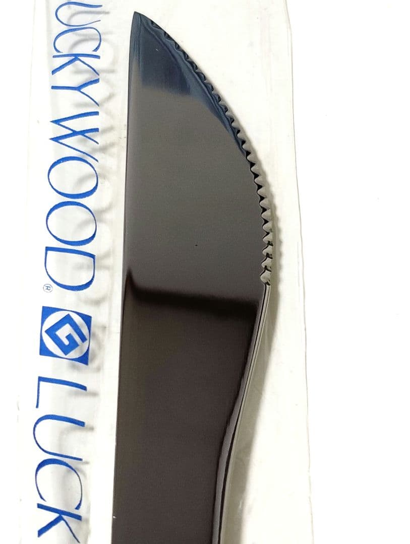 ラッキーウッド　ディナーナイフとティースプーン・フォーク　各5本とケーキサーバー