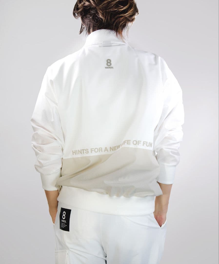 8yards　ハチヤーズ　タグライン　メッシュブルゾン　ジャケット　ゴルフ