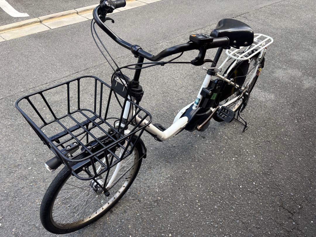 Panasonic 電動アシスト自転車 ホワイト　8ah
